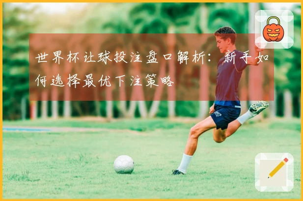 世界杯让球投注盘口解析：新手如何选择最优下注策略
